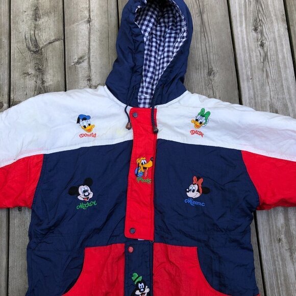 Vintage Hello Kitty X Disney Mickey Mouse Embroidered Reversible Jacket - Picture 6 of 16
